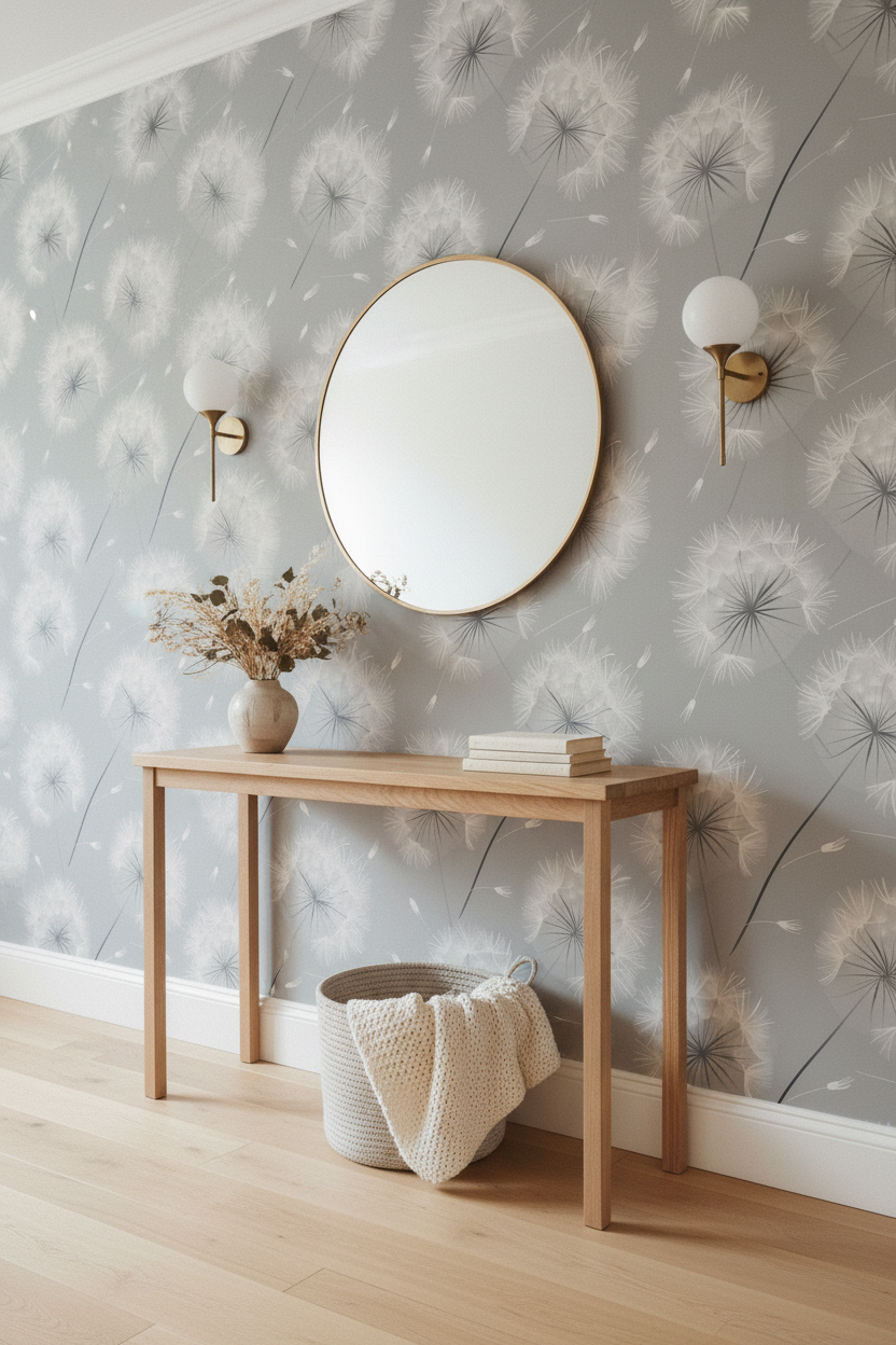 Dandelions Hallway Mockup