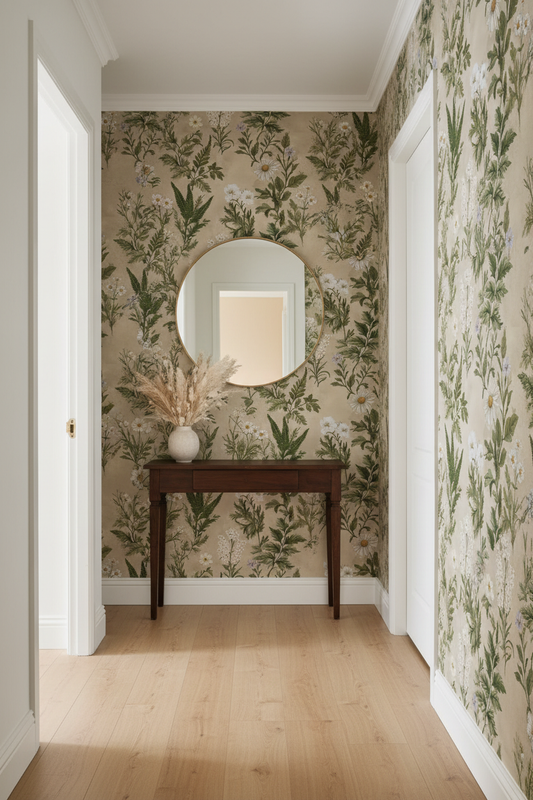 Field Notes Neutral Wildflower – Hallway Mockup Retry