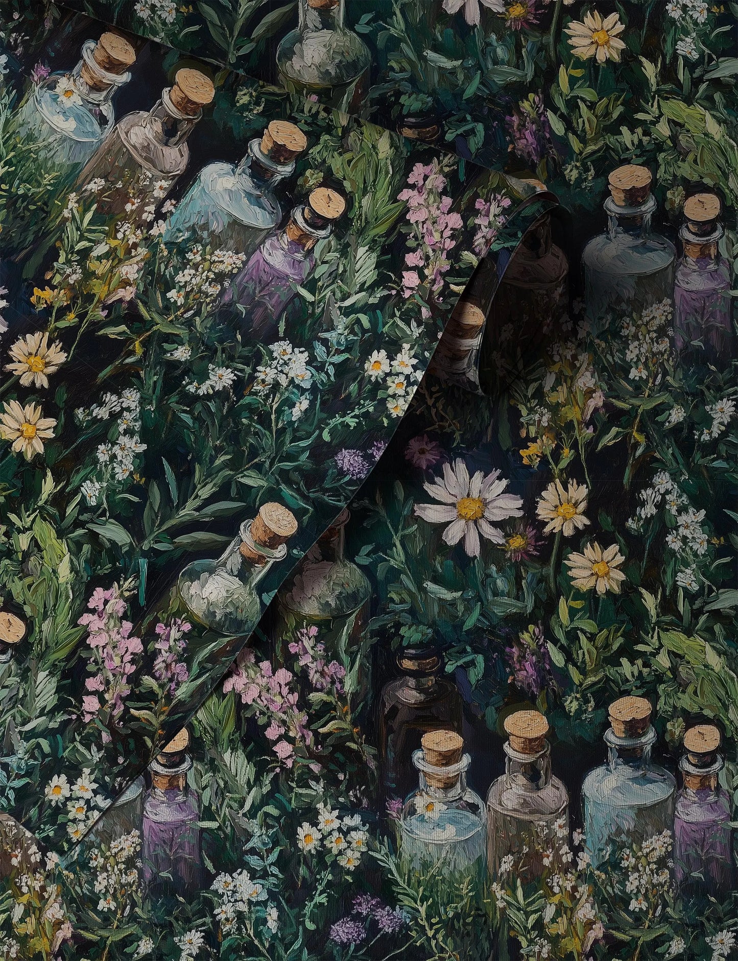 Herbal Apothecary – Wildflower Botanical Wallpaper