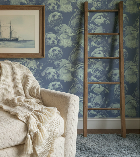 A Sailors Life nautical ocean animal wallpaper