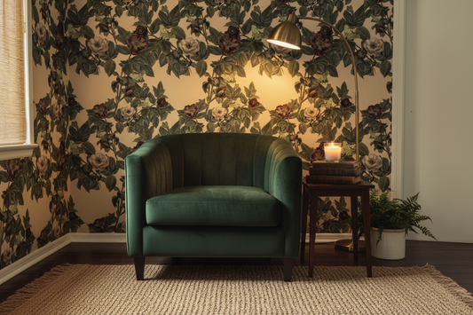 Luna Moth Reading Nook Mockup