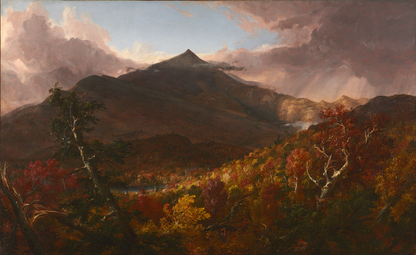The Last Light | Moody Mountain Landscape Wall Mural