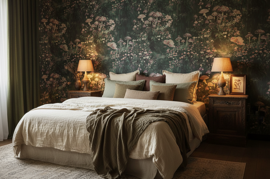 Mushroom Garden Bedroom Mockup
