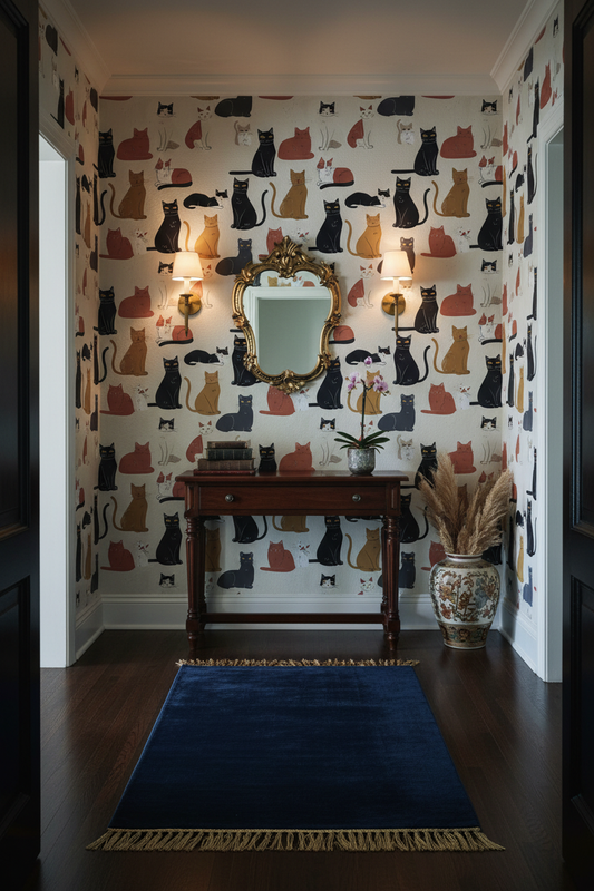 Never Enough Cats Hallway Mockup