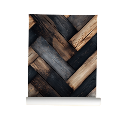 Dark Barnwood Wallpaper