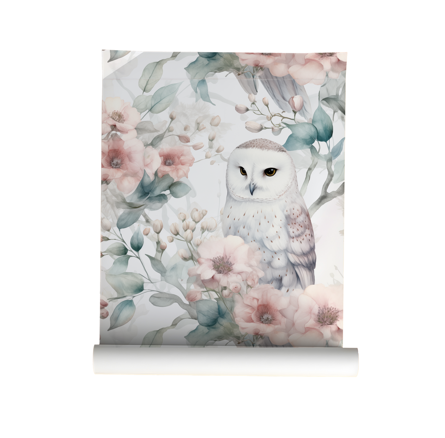 Watercolor Owl Wallpaper