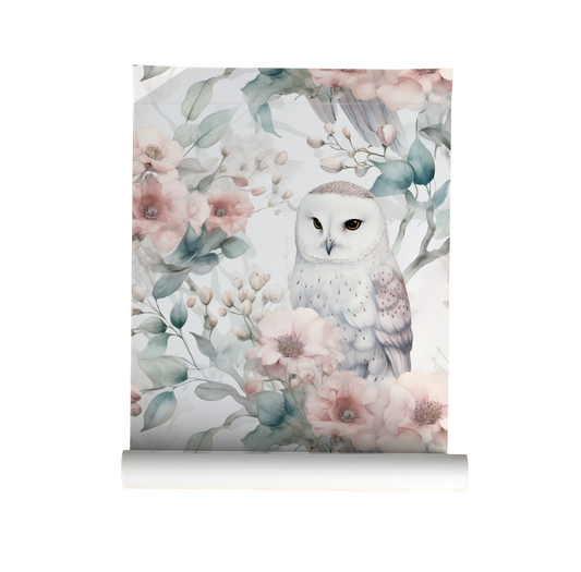 Watercolor Owl Wallpaper
