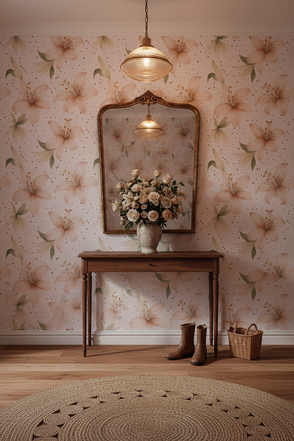 Peach Lily Entryway Mockup