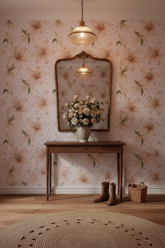Peach Lily Entryway Mockup