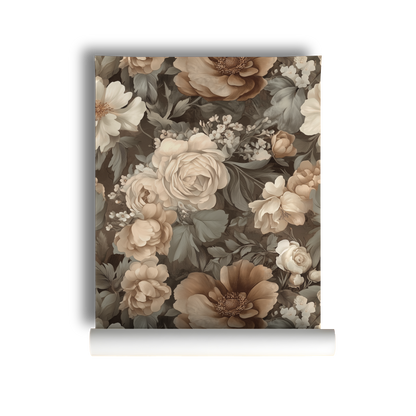 Sepia Bloom Wallpaper